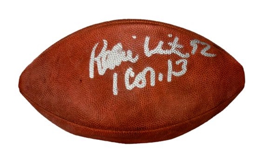 Reggie White Signed and Inscribed Wilson NFL Football 